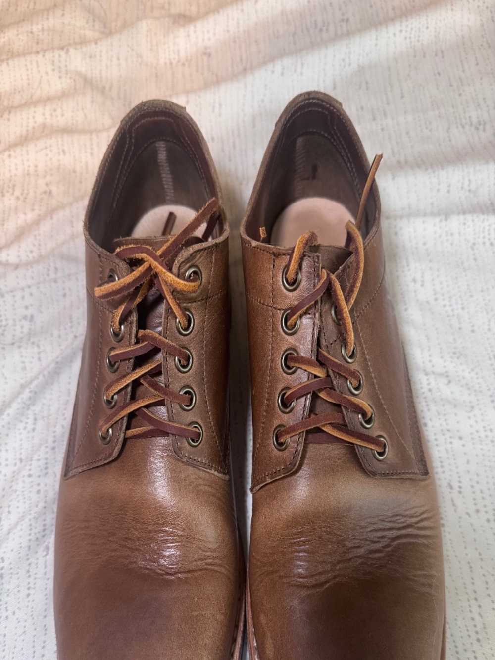 Oak Street Bootmakers Trench Oxford - Natural Chromexcel / US Size 9